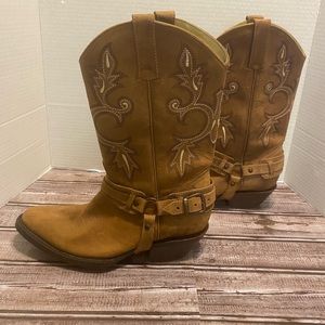 San Pedro Womens Cowboy Boots Size Five. Made in Mexico